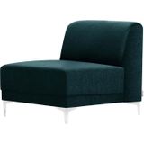 Florenzzi | Fauteuil Allegra lengte 71 cm x breedte 85 cm x hoogte 75 cm zitbreedte turquoise fauteuils - frame: versterkt | NADUVI outlet