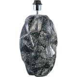 PTMD Collection | Lampenvoet Steward lengte 22.5 cm x breedte 22.5 cm x hoogte 34 cm zwart lampvoeten keramiek verlichting | NADUVI outlet