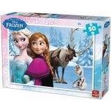 King Puzzel Disney Frozen 50 Stukjes Assorti