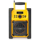 Nedis RDFM3100YW Fm-bouwradio 15 W Bluetooth® Ipx5 Handvat Geel / Zwart