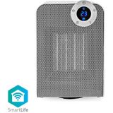 Nedis WIFIFNH20CWT Slimme Ventilatorverwarming Met Wi-fi Compact Thermostaat Oscillatie 1800 W Wit