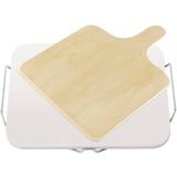 Leifheit 3160 Pizzasteen Vierkant met Houten Schep