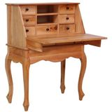 Secretaire 78x42x103 cm massief mahoniehout