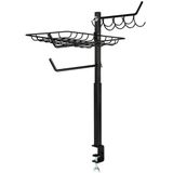 Xavax Barbecueorganizer In Hoogte Verstelbaar 60 - 72 Cm Zwart