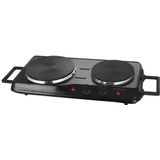 Emerio HP-114482.1 Dubbele Elektrische Kookplaat Zwart