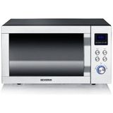 Severin MW7759 Combi Magnetron RVS/Zwart