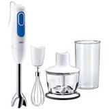 Braun MQ3035WH Multi Quick 3 Staafmixer + Accessoires Blauw/Wit