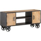 Tv-meubel 110x30x49 cm massief gerecycled hout
