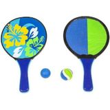 Summertime Catch and Hit met Bloemenprint 4-delig Blauw/Groen