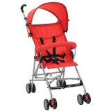 Buggy inklapbaar staal rood