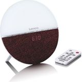 Lenco CRW4BY Wake Up Light Wekkerradio Wit/Bruin