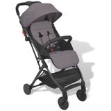 Buggy inklapbaar 89x47,5x104 cm grijs