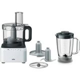 Braun FP3131WH PurEase Foodprocessor Wit/Grijs