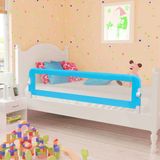 Kinderbedhekjes 2 st 150x42 cm blauw