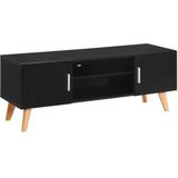 Tv-meubel 120x40x46 cm MDF zwart