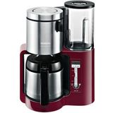 Siemens TC86504 Koffiemachine 1100W 1L Rood/Zwart/RVS