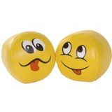 Summertime Smiley Ball 10cm 2 Stuks
