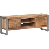 Tv-meubel 120x30x40 cm ruw mangohout
