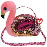 TY Fashion Schoudertas Flamingo Gilda 20 cm Roze/Goud
