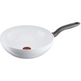 Tefal Ceramic Control White Inductie Wokpan 28cm