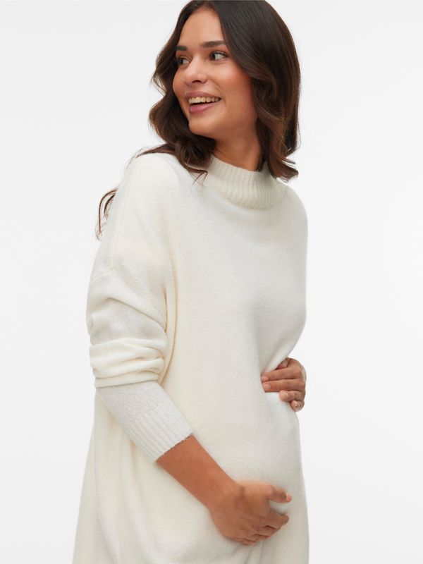 Vero Moda - Maternity - Trui - Wolwit - Losse Pasvorm - Lange Mouw