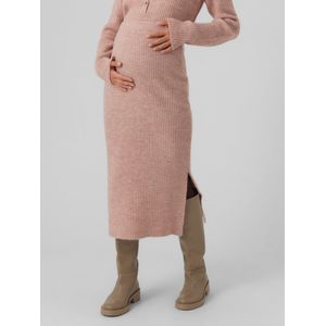 Zwangerschapsrok - Gebreide Rok - High Waist - Elastische Taille - Zijsplitten
