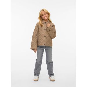 VERO MODA Gequilte Jas - Zwart - Gerecycled Polyester - Kort