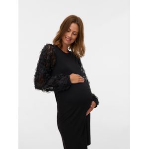MAMALICIOUS - MLPaula - Jurk - Zwart - Jersey