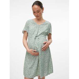 Vmmeasy - Zwangerschapsjurk - V-Hals - Korte Mouwen - Regular Fit