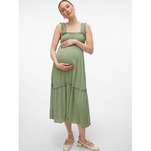 Jerseyjurk - Effen - Viscose - Ruches en Volant - Mouwloos