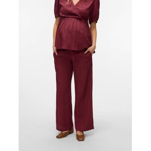 Broek - Wijde Pijpen - Zwart - Katoen - Elastische Tailleband