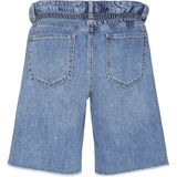 Zwangerschaps-shorts - Denim - Mid Wash - Knielengte - Relaxed Fit