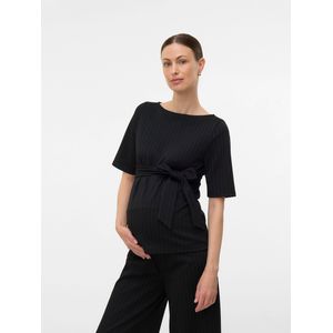 MAMALICIOUS - Shirt - Zwart/Wit - Voedingsshirt