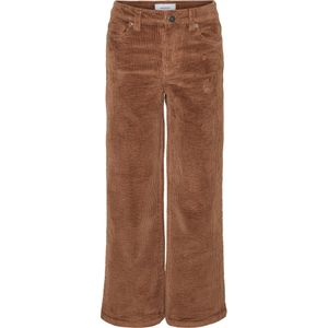 VERO MODA - Broek - Blauw - Katoen - Wide Leg Fit