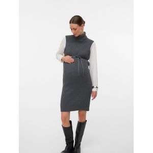 Mlrita - Gebreide Jurk - Mouwloos - Kort - Inclusief Riem - Regular Fit