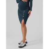 Vmmaba - Zwangerschapsjurk - Kort - Boothals - Lange Mouwen - Standard Fit