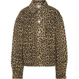 VERO MODA - Denim Jas - Blauw - Knoopsluiting - Gespreide Kraag