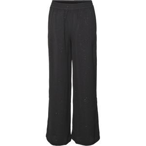 Vero Moda - VmSaki - Broek - Zwart/Goud Lurex - Katoen