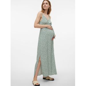 Vmmeasy - Zwangerschapsjurk - Maxi Lengte - Mouwloos - V-Hals