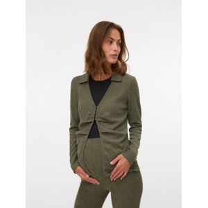 Blousetops - V-hals Top - Regular Fit - Lange Mouwen