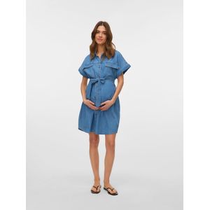 Vero Moda - VMMNOTUS - Blousejurk - Effen - Denim