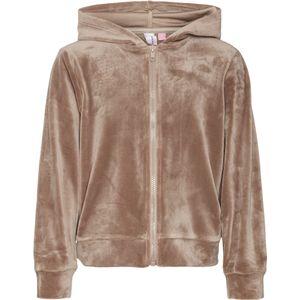 VERO MODA - Hoodie Vest - Grijs - Katoen - Lange Mouwen