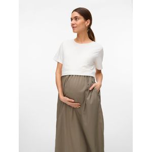 Mlcarolina - Zwangerschapsjurk - A-lijn - Kleur - Materiaal