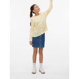 VERO MODA - Vest - Roze - Katoen - O-hals met Knoopsluiting