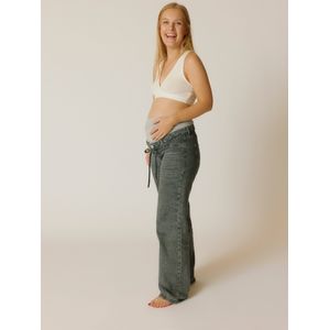 Zwangerschapsjeans - Wijde Pijpen - Ondersteunende Buikband