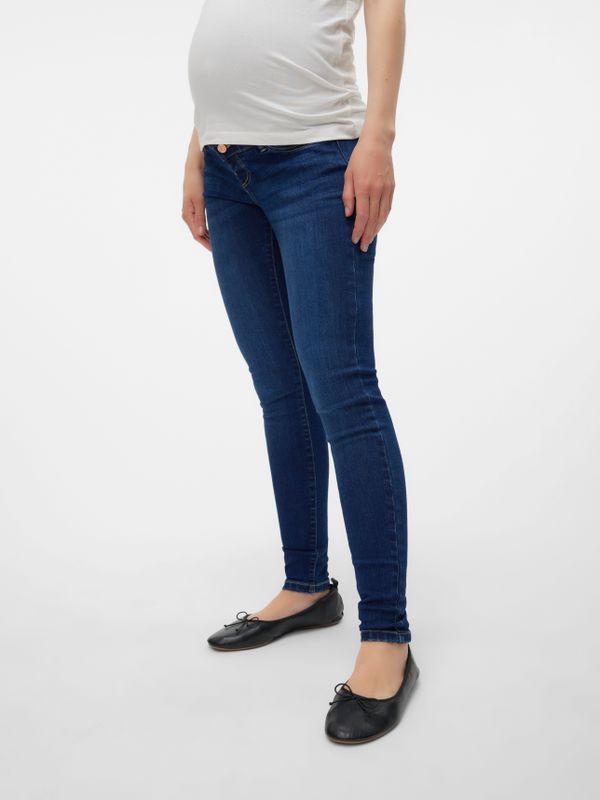 Vero Moda - VMMSKYLAR - Jeans - Blauw - Katoen