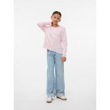 VERO MODA - Vest - Roze - Katoen - Lange Mouwen