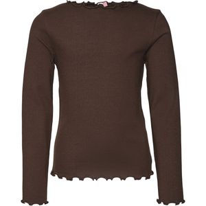 VERO MODA Blouse - Wit - Katoen - Lange Mouwen met Ruches