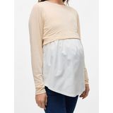 Blouse - Regular Fit - O-hals Top - Lange Mouwen