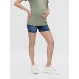 Zwangerschaps-shorts - Zacht - Ondersteunende Buikband - Mid Wash